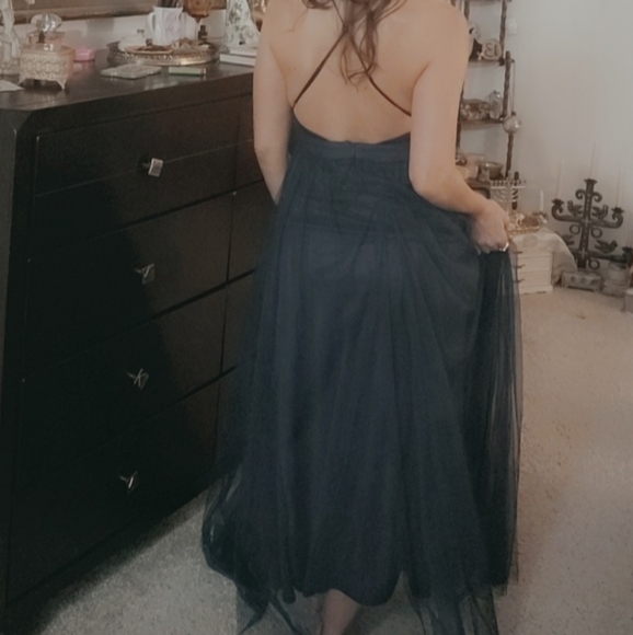 Steps YN Beautiful Blue Prom  Dress Small - Picture 9 of 12